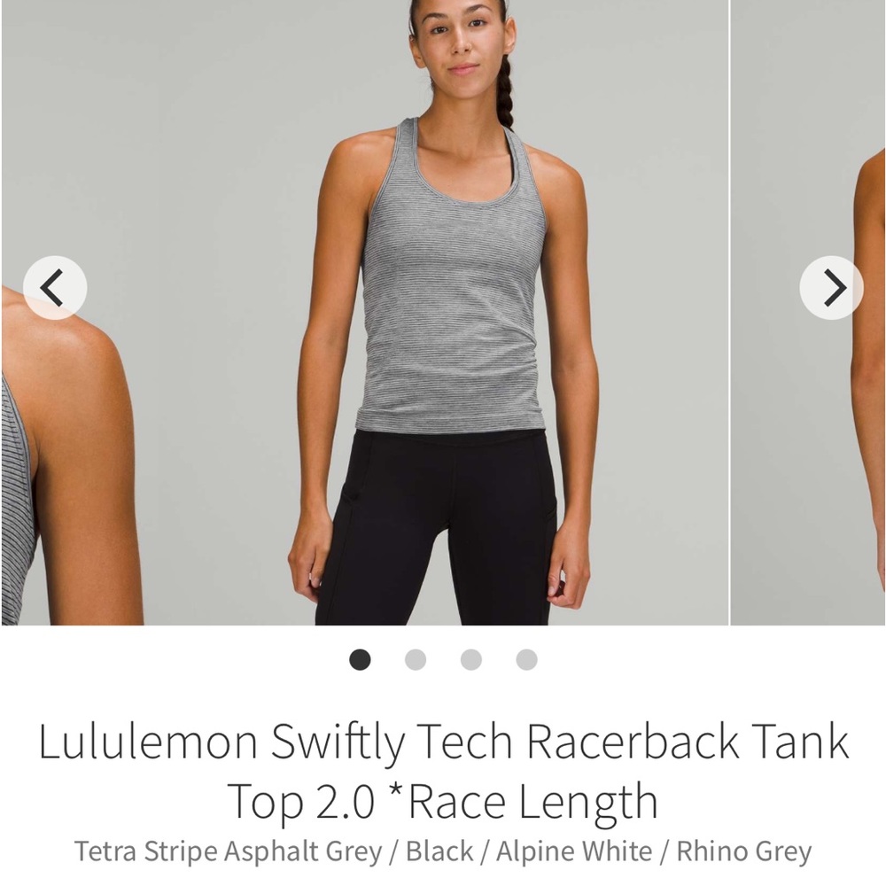 Lululemon - Swiftly Racerback 2.0 Race Length* - Size 4